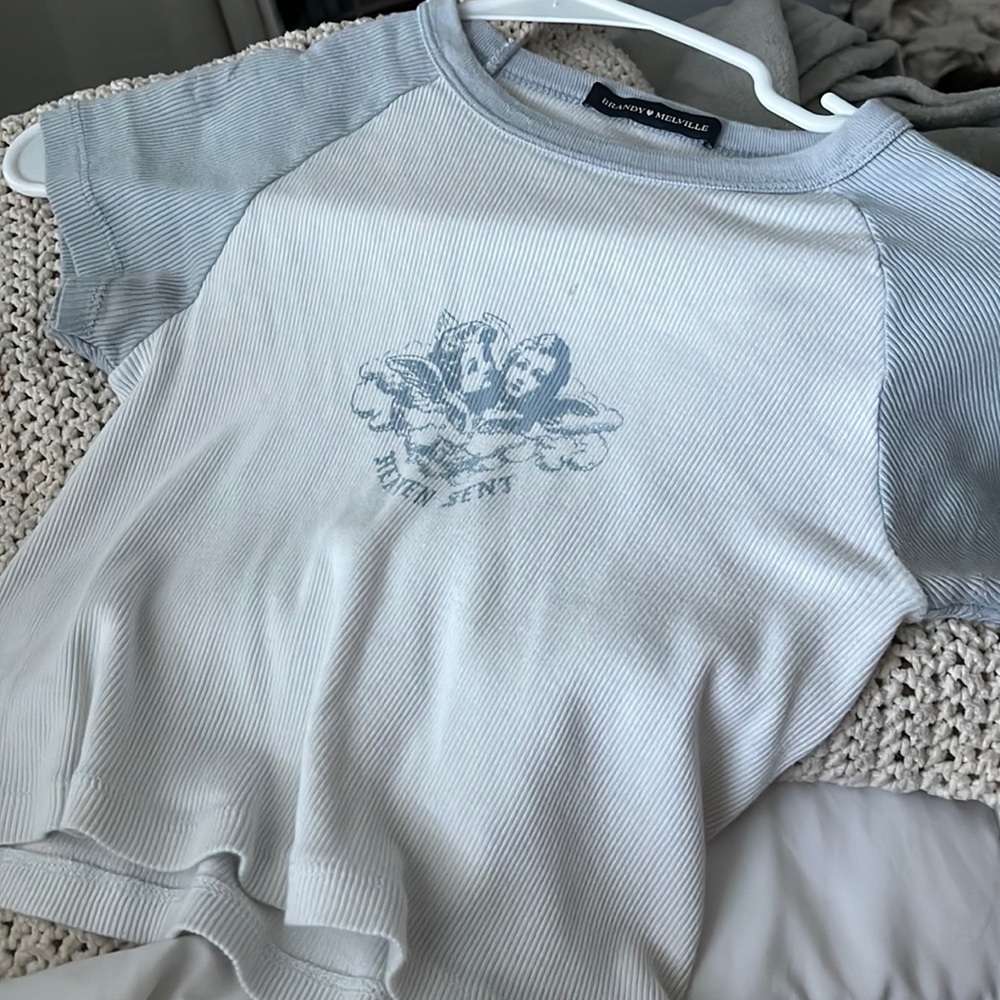 RARE** Brandy Melville “Heaven Sent” vintage baby tee